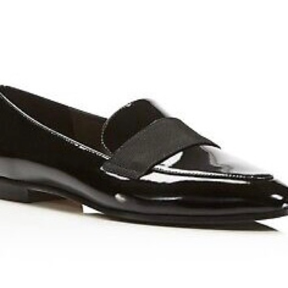 KATE SPADE Black Grosgrain-Ribbon Corina Loafer